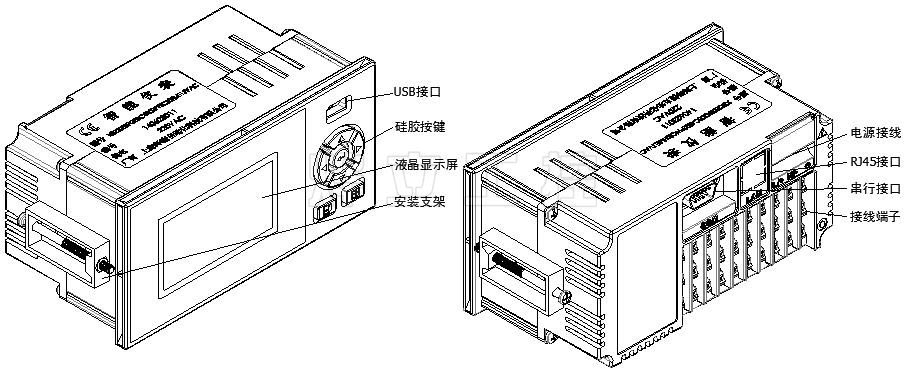 流量積算儀結構圖